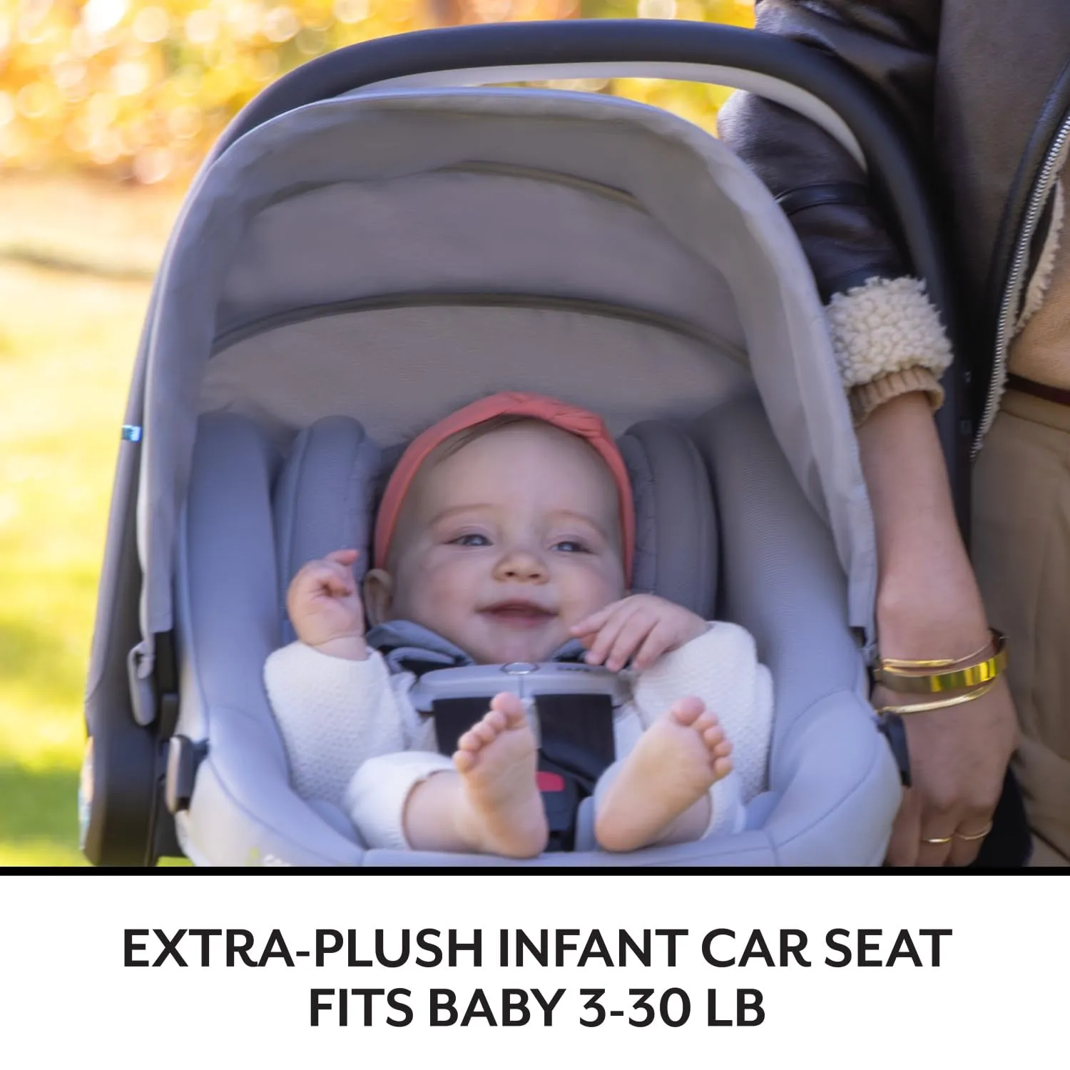Evenflo Revolve180 LiteMax NXT Rotational Infant Car Seat with SensorySoothe (Topaz)