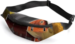 Fanny Pack for Men Women Belt Bag Barn Crossbody Waist Pack for Travel Walking Running Bum Bags