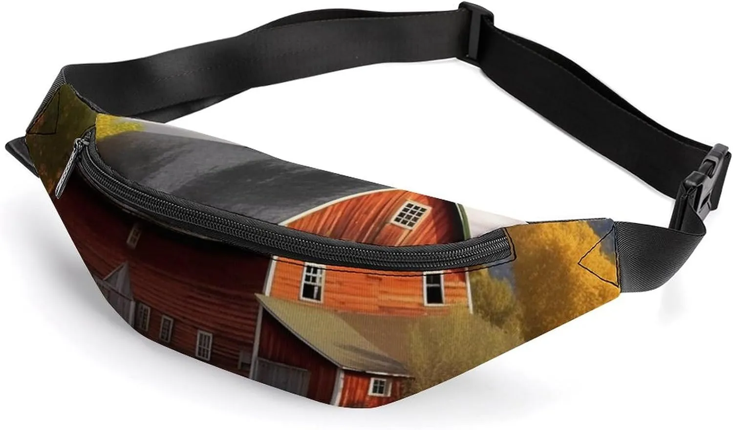Fanny Pack for Men Women Belt Bag Barn Crossbody Waist Pack for Travel Walking Running Bum Bags