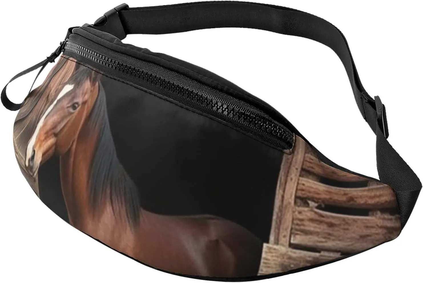 Fanny Pack for Men Women Crossbody Waist Bag Barn Horse Belt Bag with Adjustable Strap Hip Bum Bag