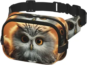 Fanny Pack for Men Women Crossbody Waist Bag Cute Owl Baby Belt Bag with Adjustable Strap Hip Bum Bag
