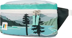 Fanny Pack for Women and for Men, Perfect Crossbody Running Pouch for Workouts, Hiking, Sports, Festivals Outdoors, Traveling, Fashionable Belt Bag Holds Phone and Accessories (North Cascades)