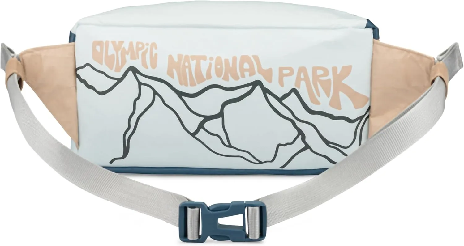 Fanny Pack for Women and Men, Perfect Crossbody Running Pouch for Workouts, Hiking, Sports, Festivals, Outdoors, Traveling, Belt Bag Holds Phone and Accessories (Olympic)