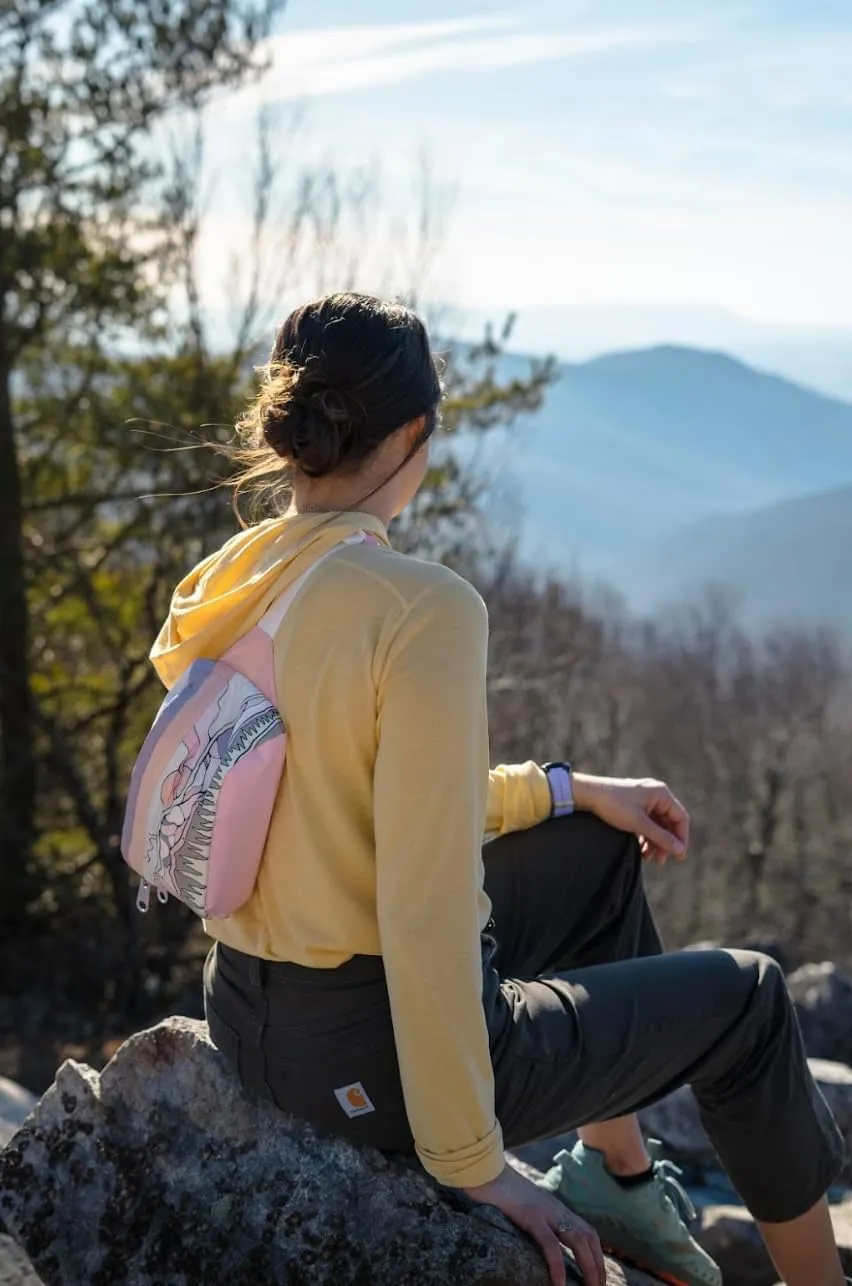 Fanny Pack for Women and Men, Perfect Crossbody Running Pouch for Workouts, Hiking, Sports, Festivals, Outdoors, Traveling, Belt Bag Holds Phone and Accessories (Rocky Mountain)