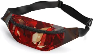 Fanny Pack for Women Men A Heart Shape Waist Pack Adjustable Belt Bag for Workout Running Travelling Casual Waist Bag, 36*15cm, style-1