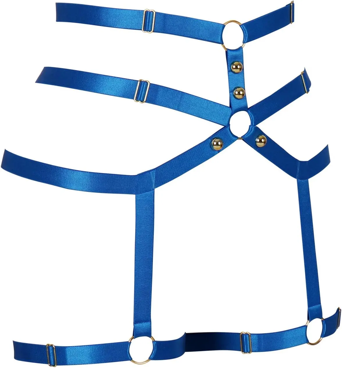 Female Body Harness Garter belt Leg Lingerie cage Soft Elasticity Carnival Punk Gothic Adjustable Belt