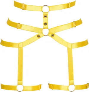 Female Body Harness Garter belt Leg Lingerie cage Soft Elasticity Carnival Punk Gothic Adjustable Belt