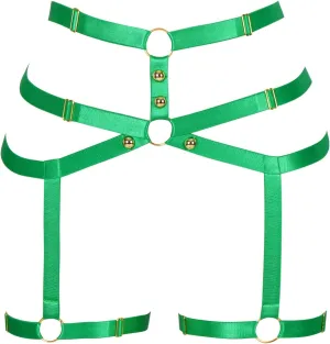 Female Body Harness Garter belt Leg Lingerie cage Soft Elasticity Carnival Punk Gothic Adjustable Belt