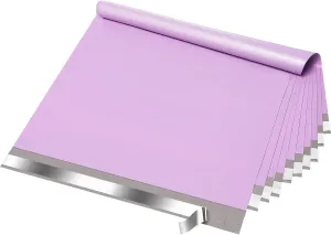 Fuxury Large Poly Mailers 24x24 Inch 50 Pcs, Waterproof Shipping Bags for Clothing, Strong Adhesive Shipping Envelopes for Small Business Suppliers, Self Seal Mailers Poly Bags Mailing Bags Purple