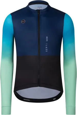 GCRFL Men's Cycling Jersey Long Sleeves Road Bike Jersey Shirt Cycling Tops, Zipper Pocket Lightweight PRO Race Fit UPF 50 