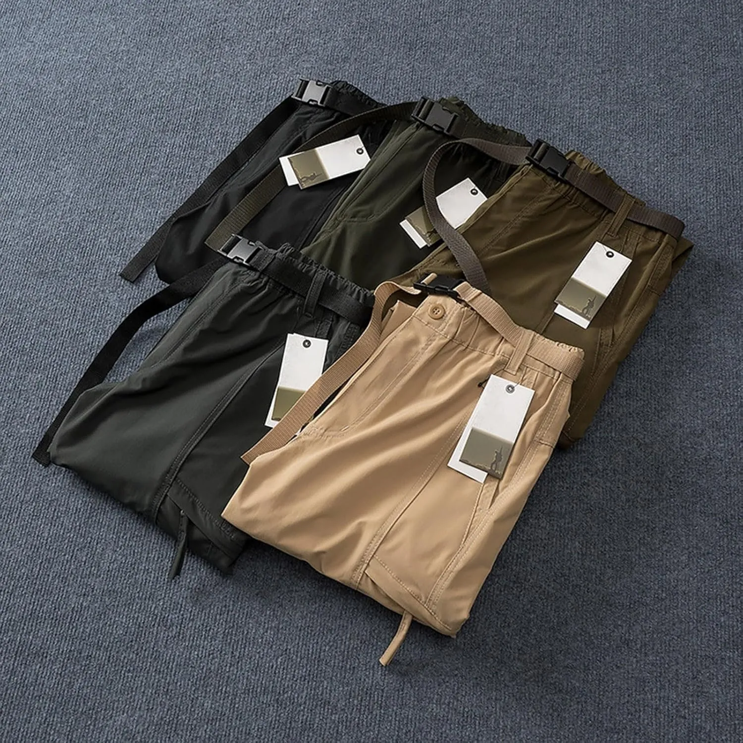 GIERIDUC Mens Athletic Sweatpants with Pockets Fashion Basic Mens Joggers Lightweight Drawstring Elastic Waist Track Pants