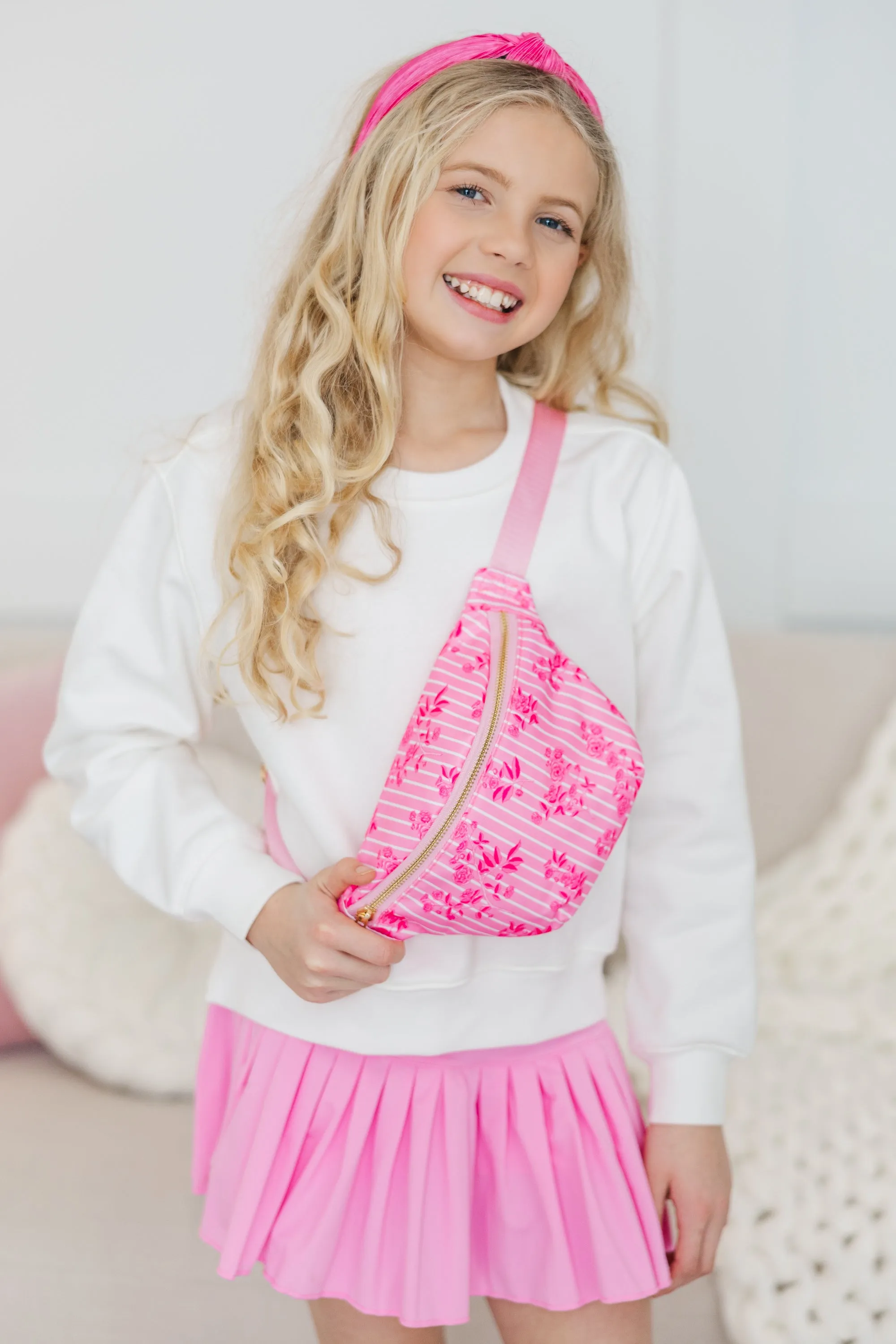 Girls: The Brynlee Pink Fanny Pack