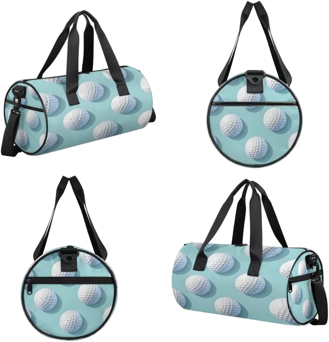 Golf Balls Gym Bag for Women Men Lightweight Weekender Travel Bag Stylish Duffle Bag for Gym Travel Overnight Carry On