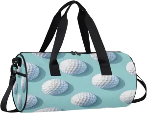 Golf Balls Gym Bag for Women Men Lightweight Weekender Travel Bag Stylish Duffle Bag for Gym Travel Overnight Carry On