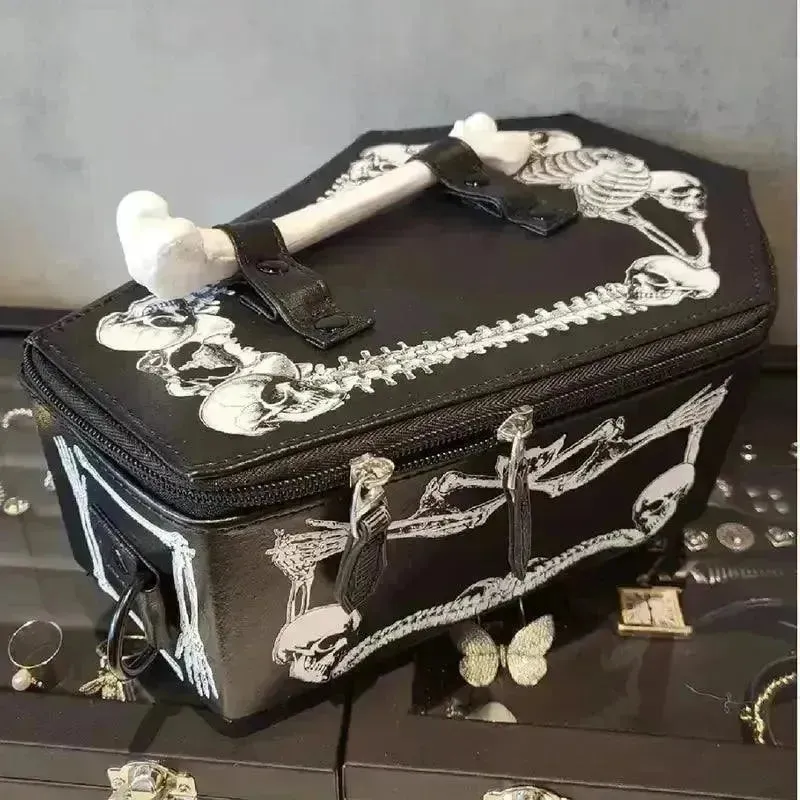 Gothic Coffin Shaped Bag
