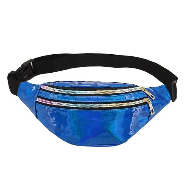 Holographic Patterned Fanny Pack