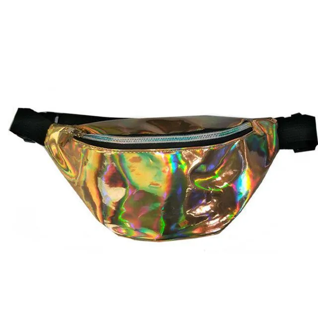 Holographic Patterned Fanny Pack