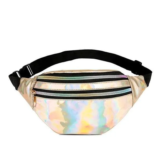Holographic Patterned Fanny Pack