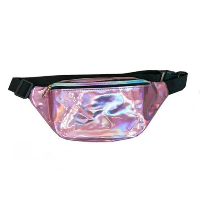 Holographic Patterned Fanny Pack