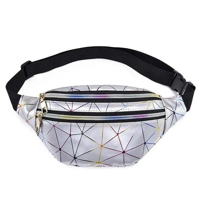 Holographic Patterned Fanny Pack