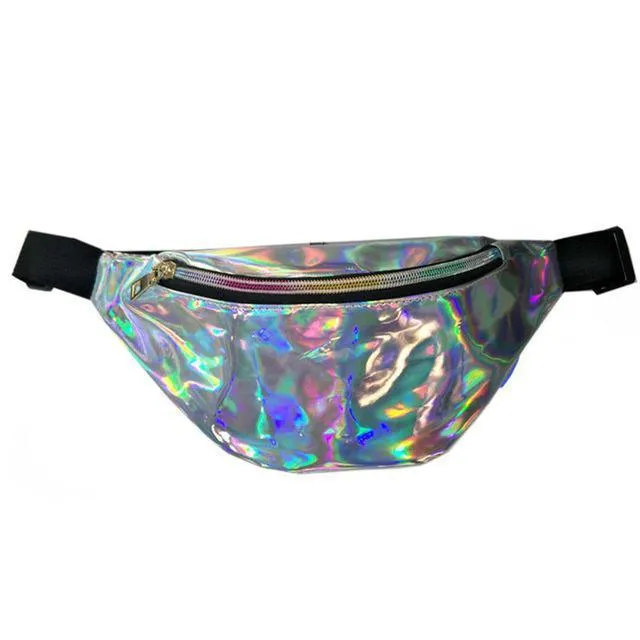 Holographic Patterned Fanny Pack
