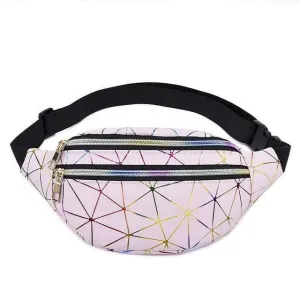 Holographic Patterned Fanny Pack