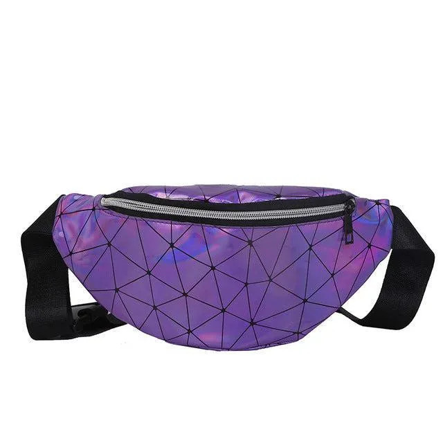 Holographic Patterned Fanny Pack