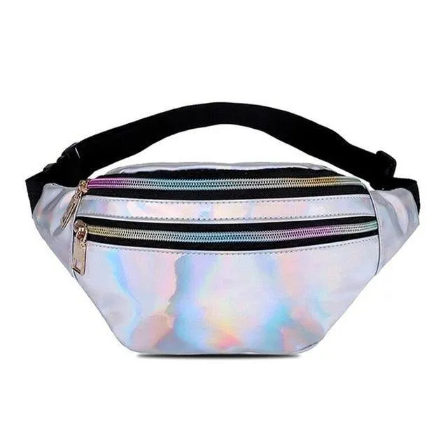 Holographic Patterned Fanny Pack