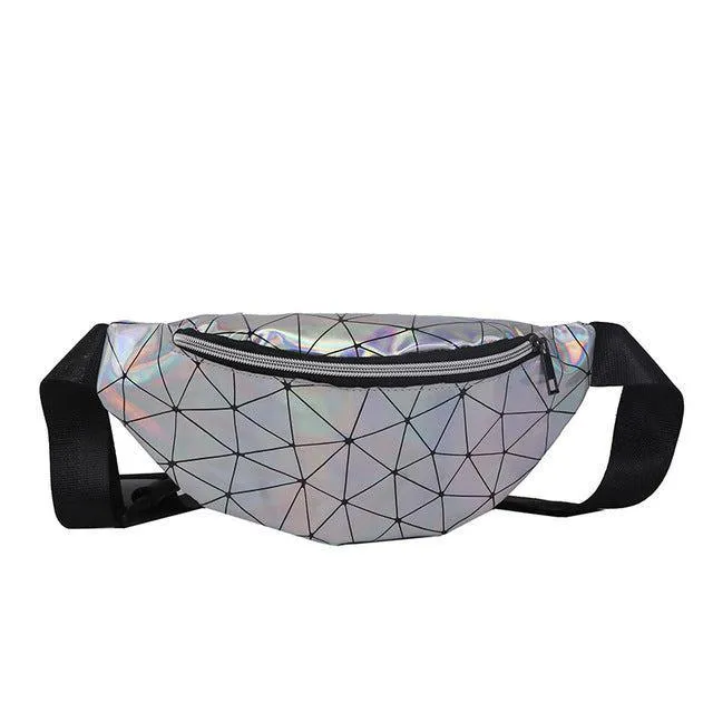 Holographic Patterned Fanny Pack