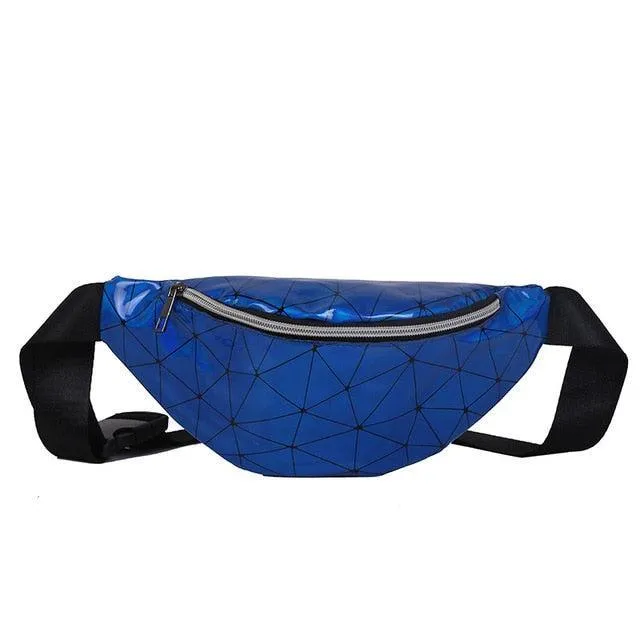 Holographic Patterned Fanny Pack