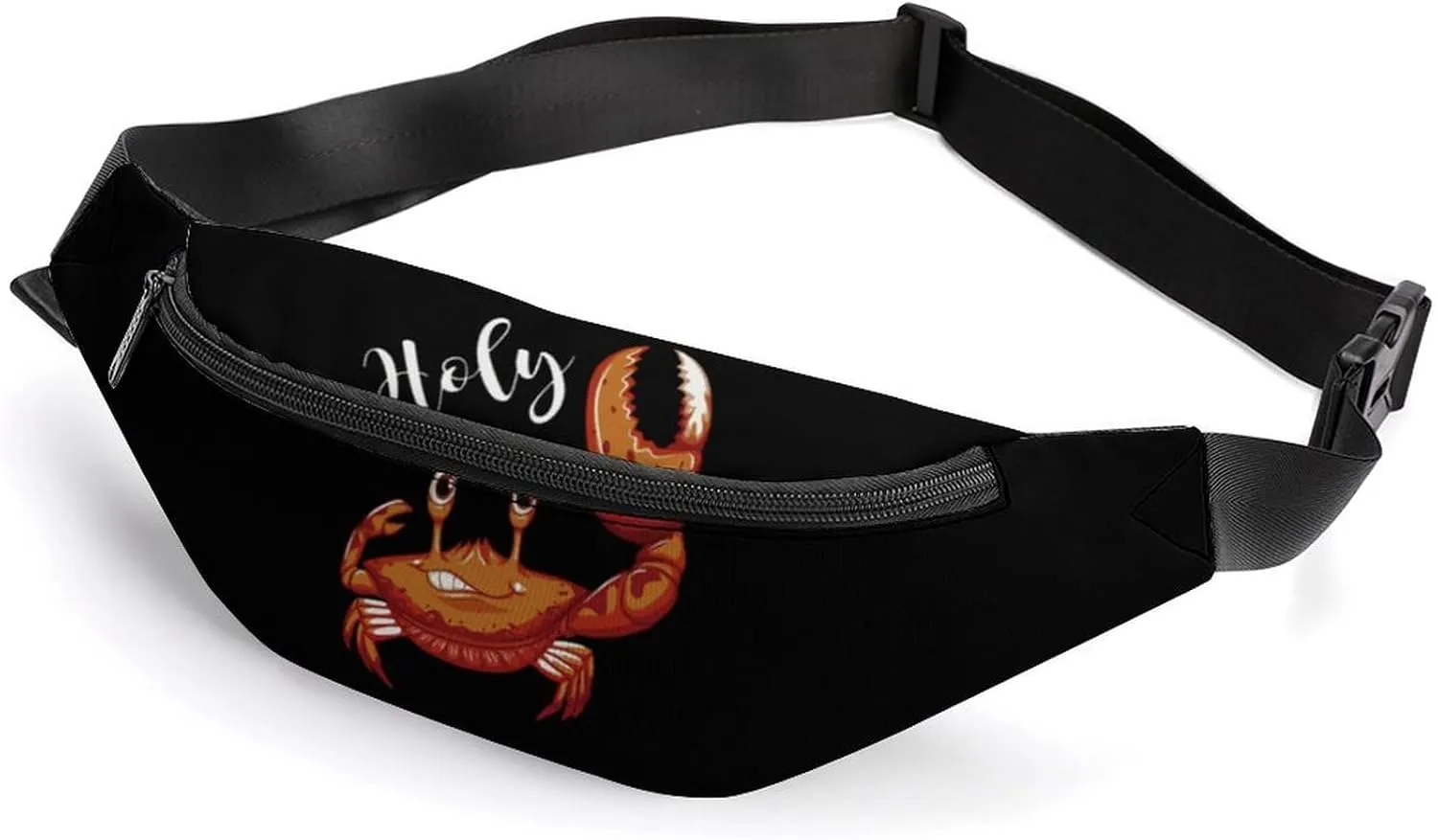 Holy Crab Waterproof Fanny Pack Belt Bag Crossbody Waist Bags Travel Essentials for Sports Workout
