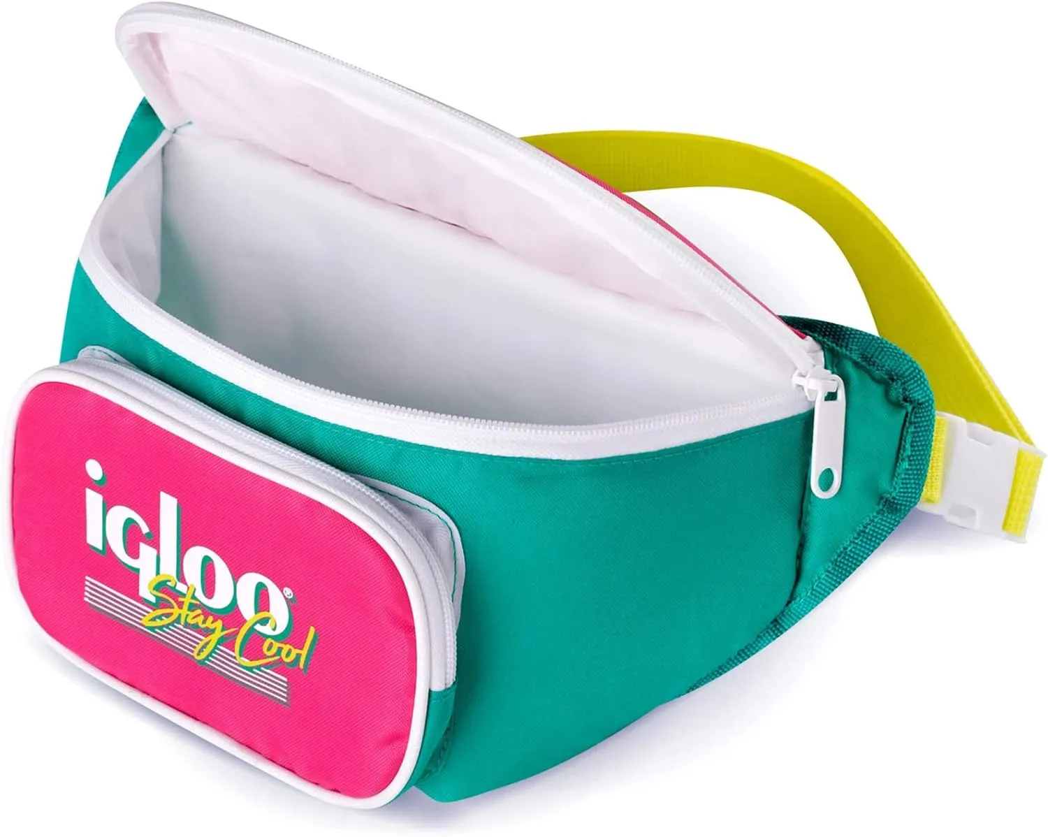 Igloo Retro Fanny Packs Cooler, Insulated Crossbody Bag, Fashion Waist Packs, Adjustable & Lightweight Travel Hip Pack