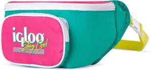 Igloo Retro Fanny Packs Cooler, Insulated Crossbody Bag, Fashion Waist Packs, Adjustable & Lightweight Travel Hip Pack