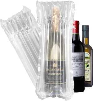Inflatable 36 Pack Wine Shipping Packaging Wine Shipper 65um Thick Material Bottle Packaging for Air Travel Liquor Shipping Protector Bags with Air Pump for Safe Transportation with Luggage