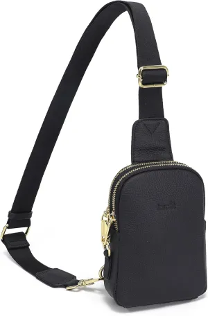 INICAT Travel Small Sling Bag Leather Crossbody Bags for Women Fanny Packs Cross Body Bag for Woman Cross Body Purses