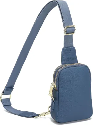 INICAT Travel Small Sling Bag Leather Crossbody Bags for Women Fanny Packs Cross Body Bag for Woman Cross Body Purses