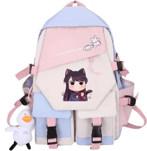 ISaikoy Anime Komi can't communicate Backpack Shoulder Bag Bookbag Student School Bag Daypack Satchel E13