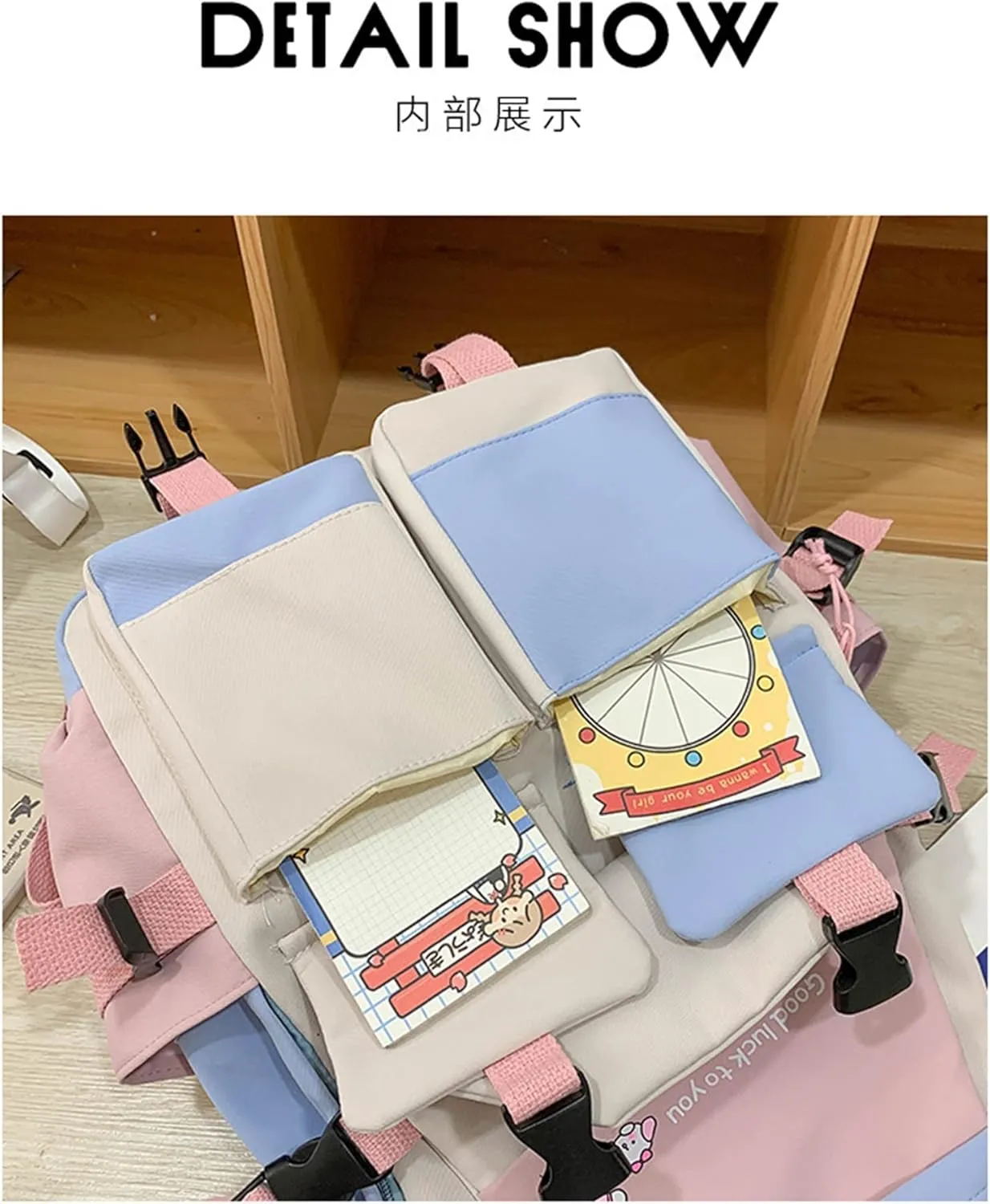 ISaikoy Anime Komi can't communicate Backpack Shoulder Bag Bookbag Student School Bag Daypack Satchel E13