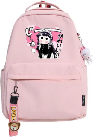 ISaikoy Anime Komi can't communicate Backpack Shoulder Bag Bookbag Student School Bag Daypack Satchel J8