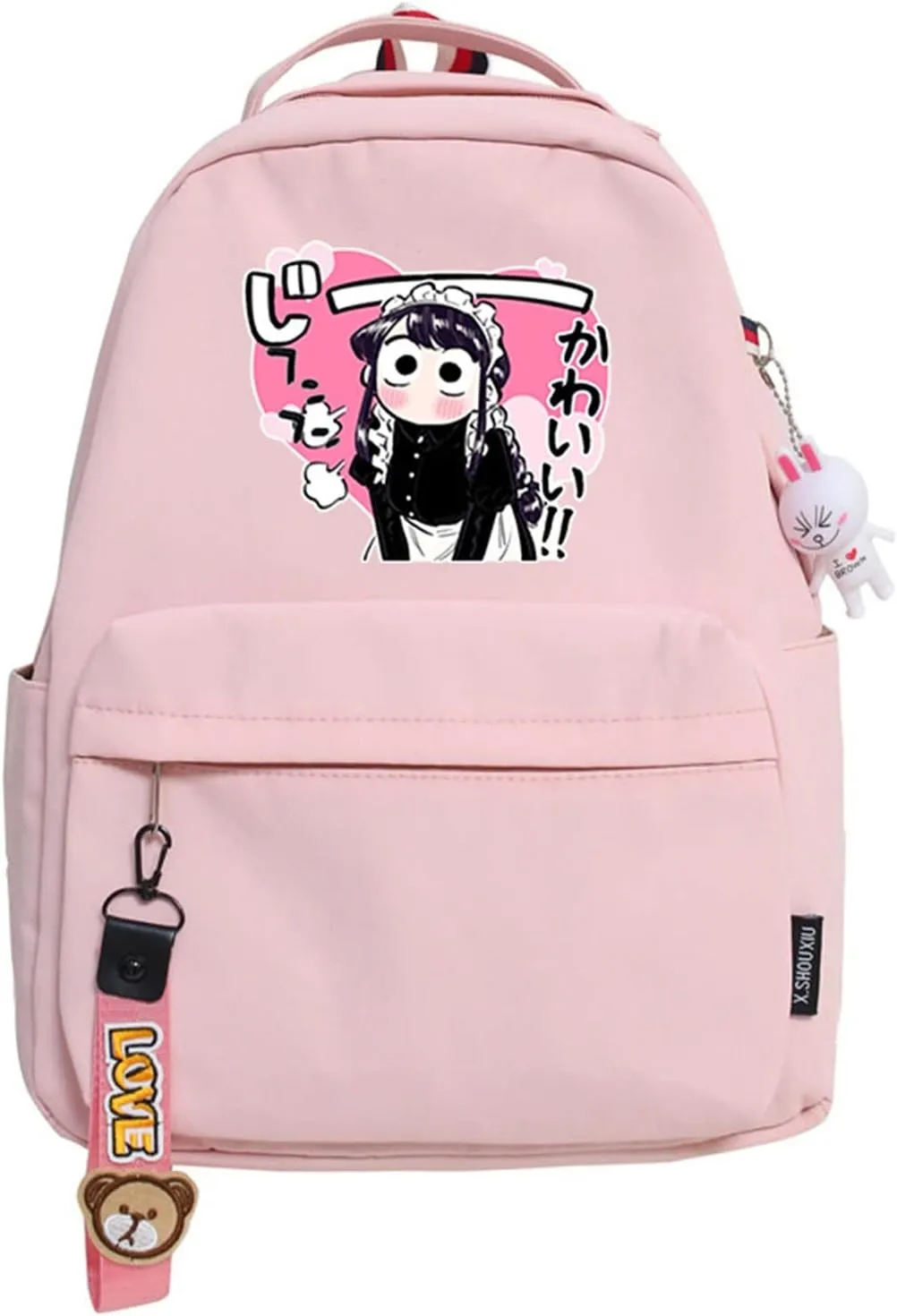 ISaikoy Anime Komi can't communicate Backpack Shoulder Bag Bookbag Student School Bag Daypack Satchel J8