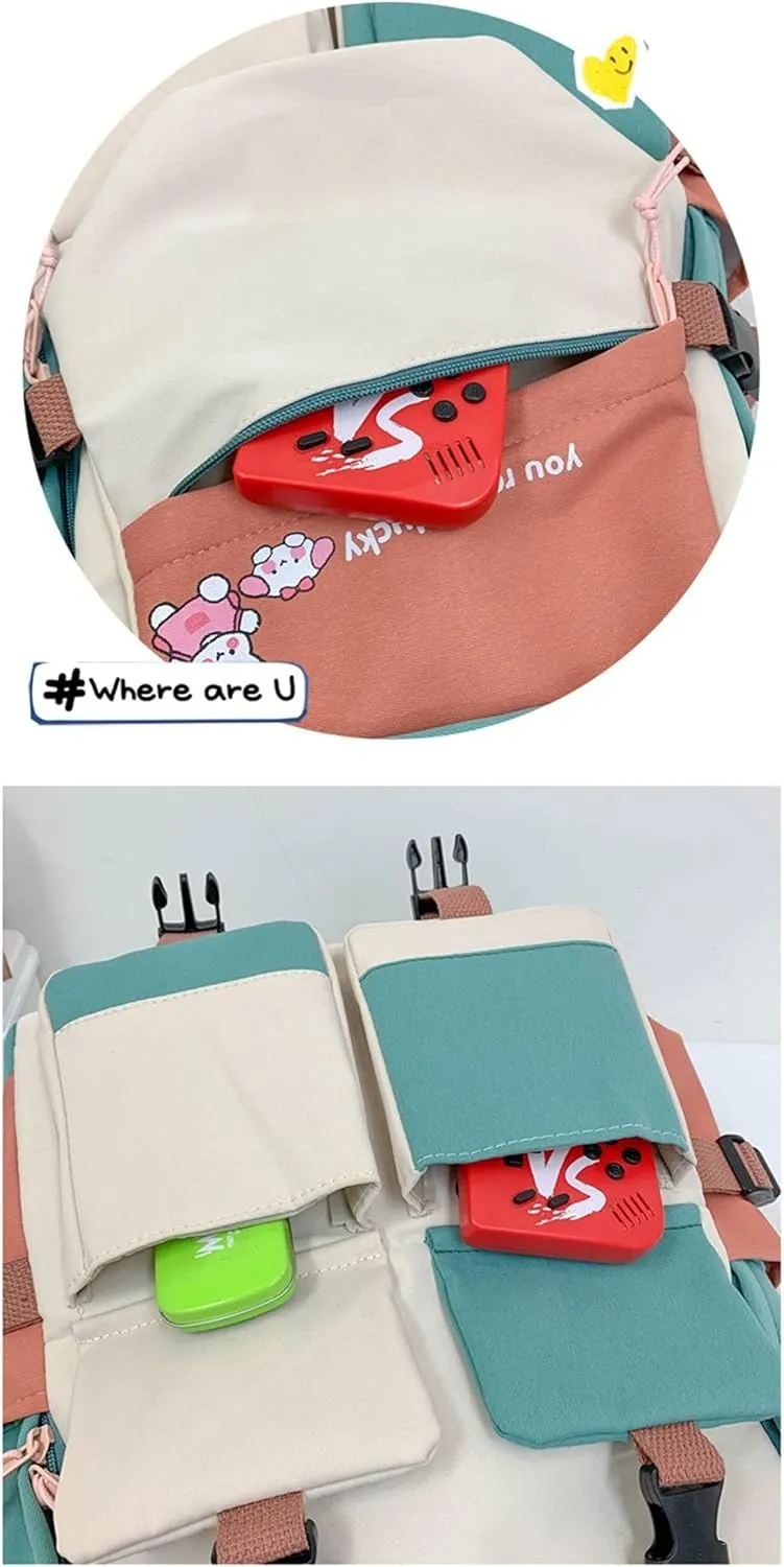 ISaikoy Anime Toilet-bound Hanako-kun Backpack Bookbag Shoulder School Bag Daypack Laptop Bag 10