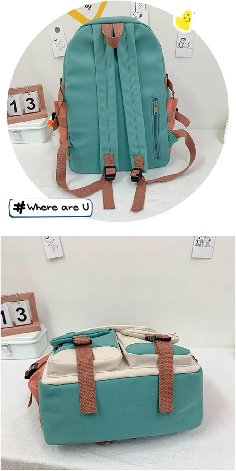 ISaikoy Anime Toilet-bound Hanako-kun Backpack Bookbag Shoulder School Bag Daypack Laptop Bag 10