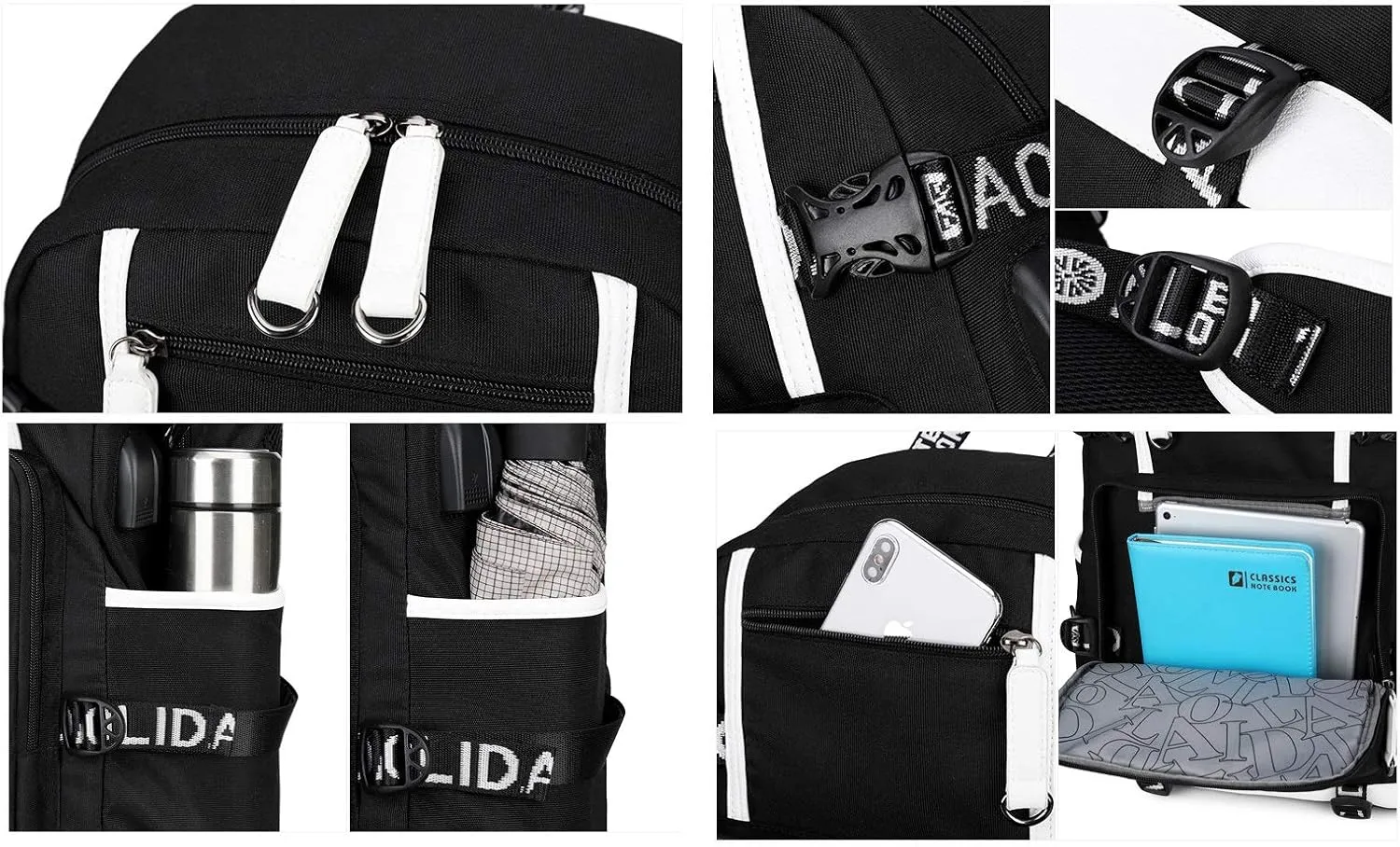 ISaikoy Anime VINLAND SAGA Backpack Rucksack Bookbag Student School Bag Daypack Satchel Handbag B3