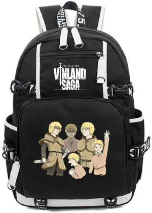 ISaikoy Anime VINLAND SAGA Backpack Rucksack Bookbag Student School Bag Daypack Satchel Handbag B3