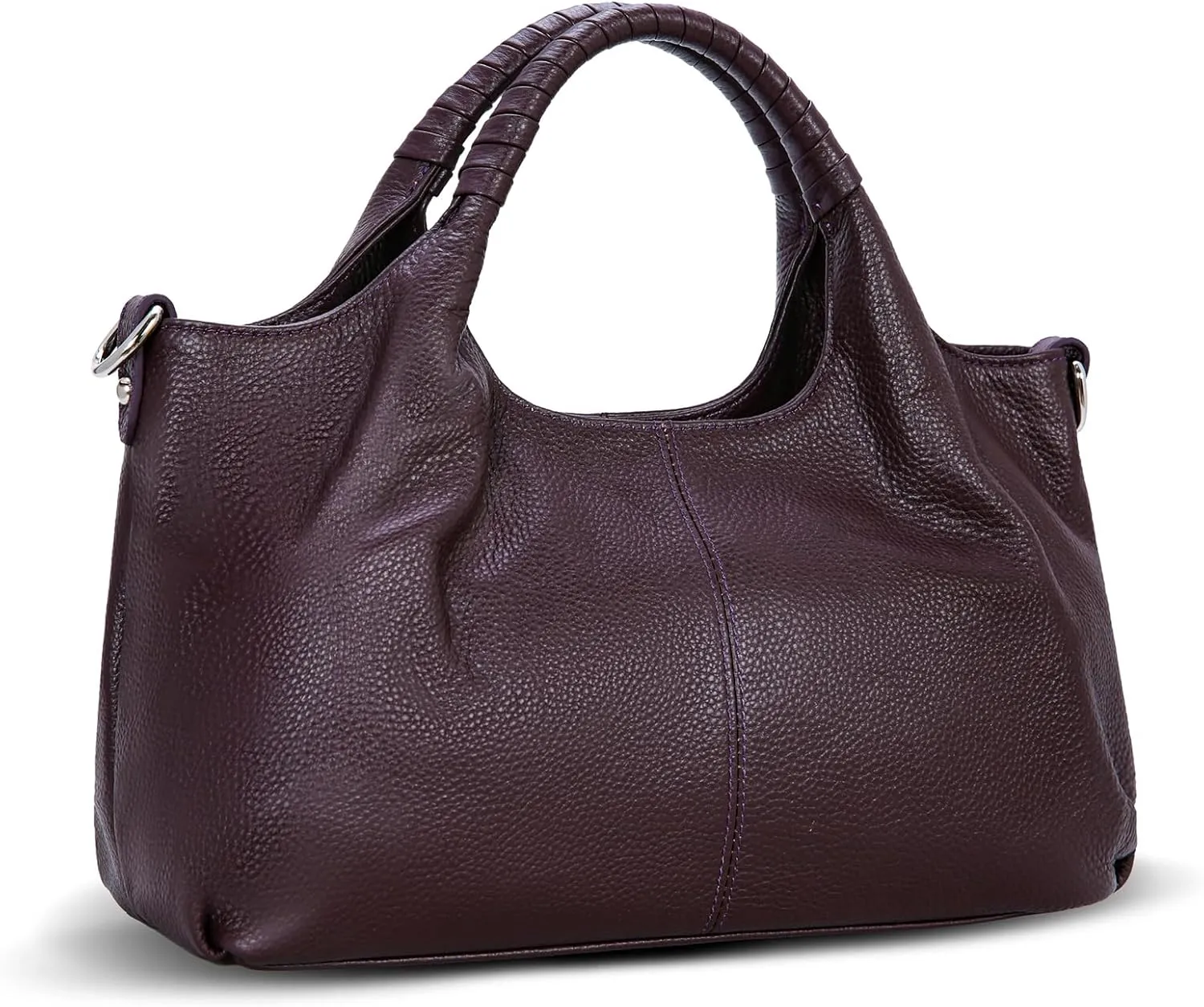 Iswee Genuine Leather Shoulder Bags Purses and Handbags for Women Satchel Designer Cross Body Hobo Medium Size Tote