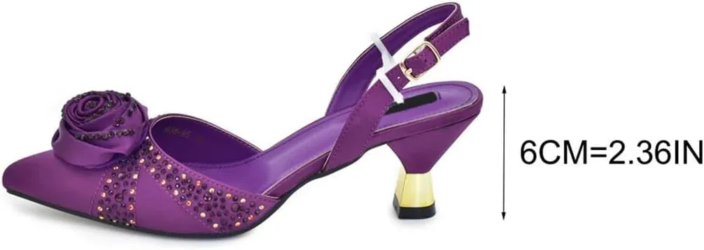 Italian Stiletto Sandals Bag Combo Nigerian Wedding High Heel Partywear Set