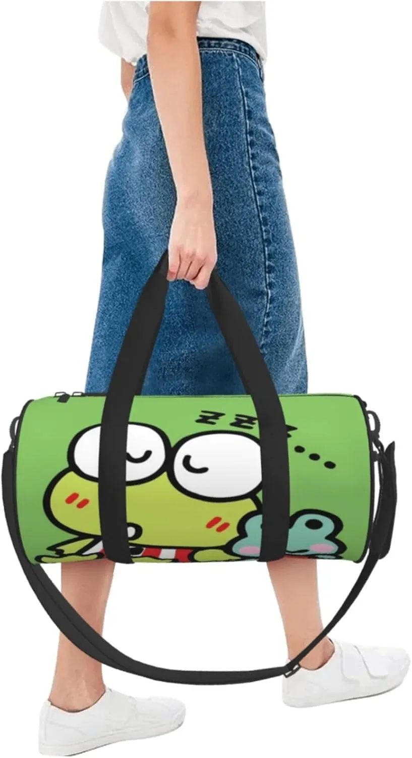Ker-oppi Duffel Bag Large Capacity Portable Round Travel bag,Travel Sports Bag for Men and Women One Size