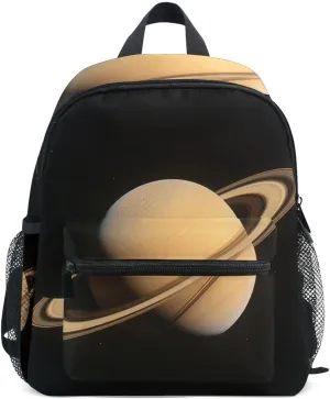 Kids Backpack for Boys Girls Toddler Bags Children Preschool Saturn Kindergarten Small 3-8 Years Old Chest Strap