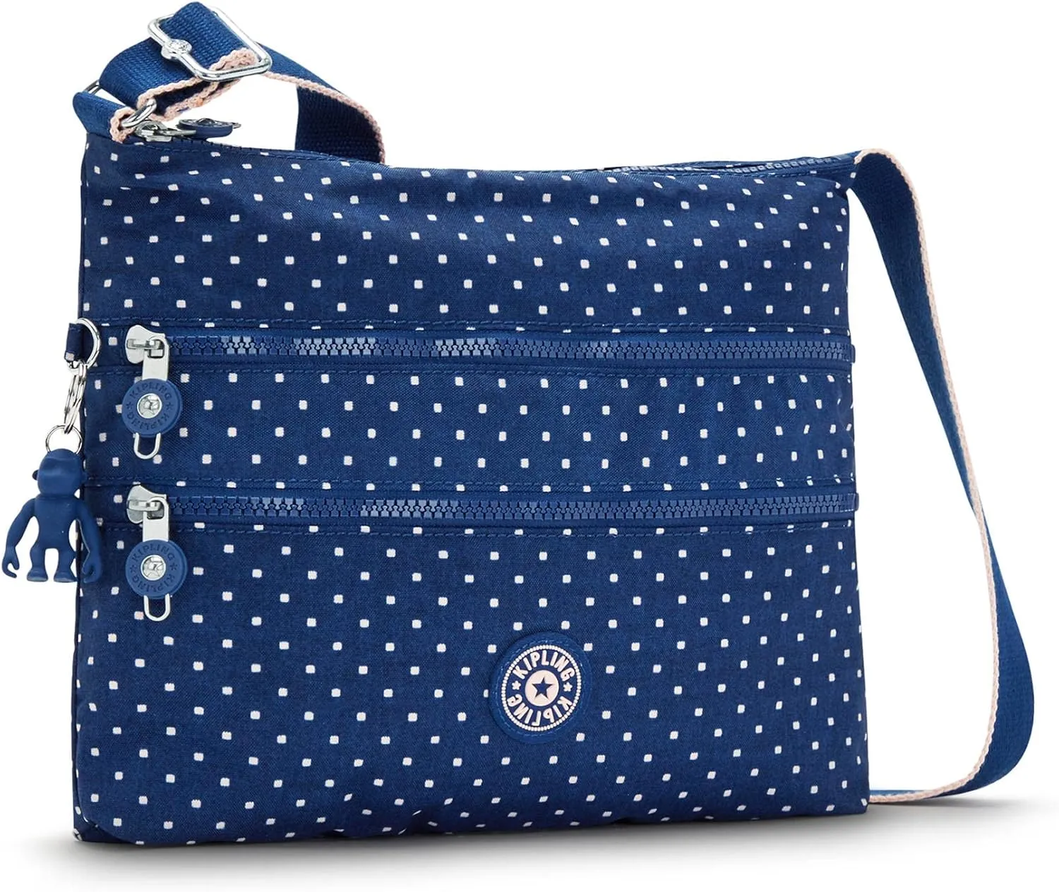 Kipling Women’s Alvar Crossbody, Super Light, Durable Messenger, Nylon Shoulder Bag
