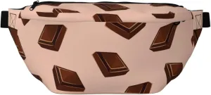 Large Fanny Packs for Women Men Cross Body - Chocolate Chunk Brown Print Travel Crossbody Bags for Women Trendy, Belt Bag for Women Men Crossbody, Waist Bag for Women With Adjustable Strap